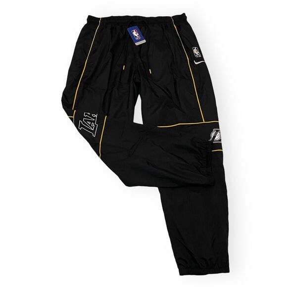 Nike Los Angeles Lakers Woven Dri-Fit Pants Black NBA 75th Anniversary Size XL - Picture 12 of 12